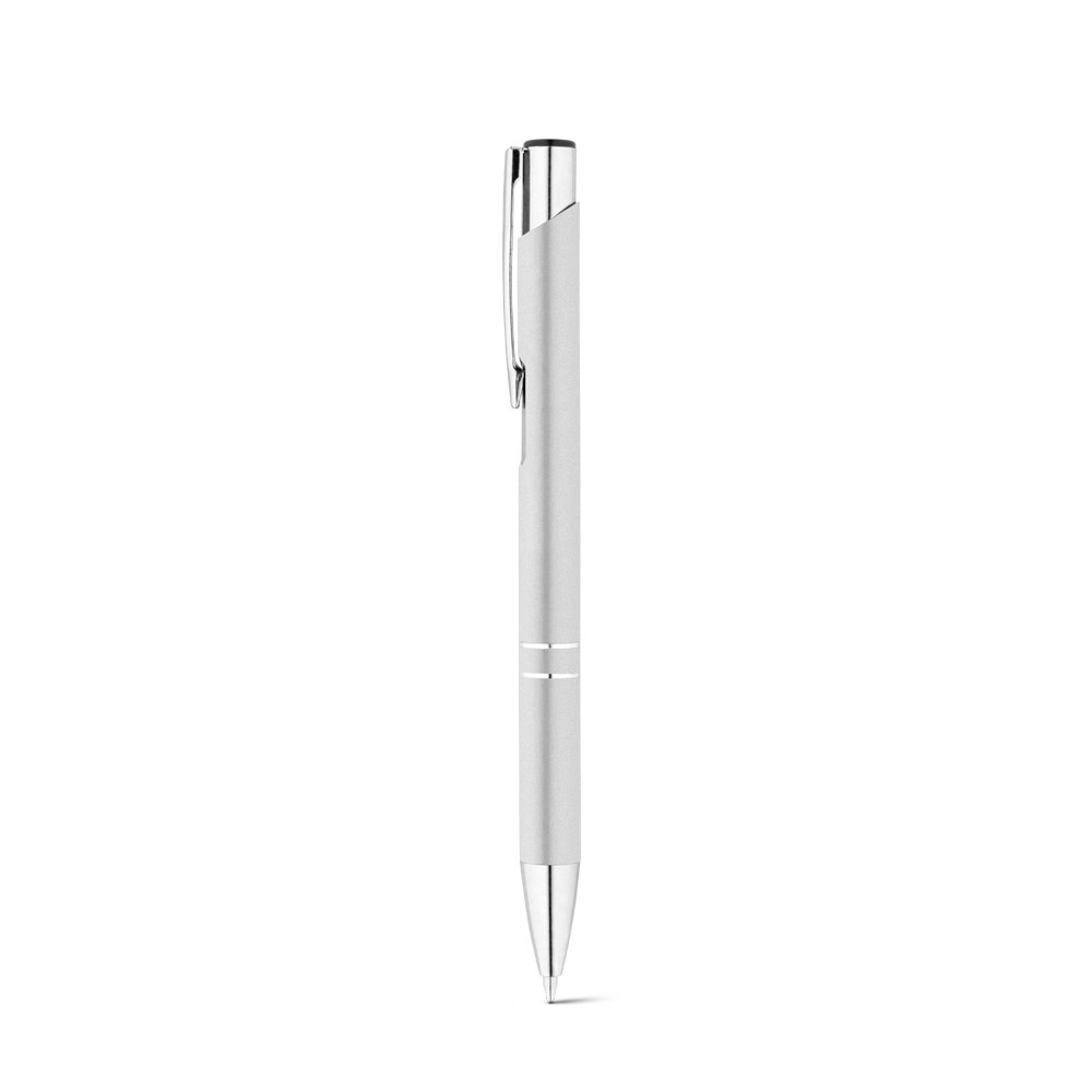 Stylo promotionnel en aluminium recyclé BETA ALUMINIUM Argenté satiné